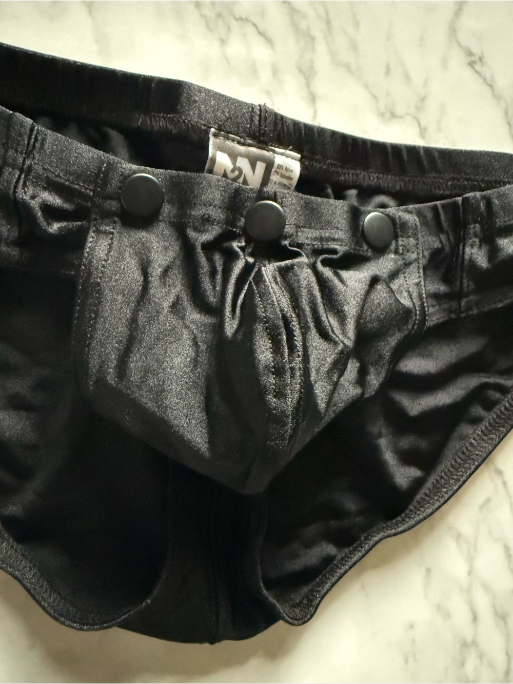 Rare N2N Bodywear "Titan" Snap-Front Swim/Underwear Brief – Brand New with Tags - Picture 6 of 8